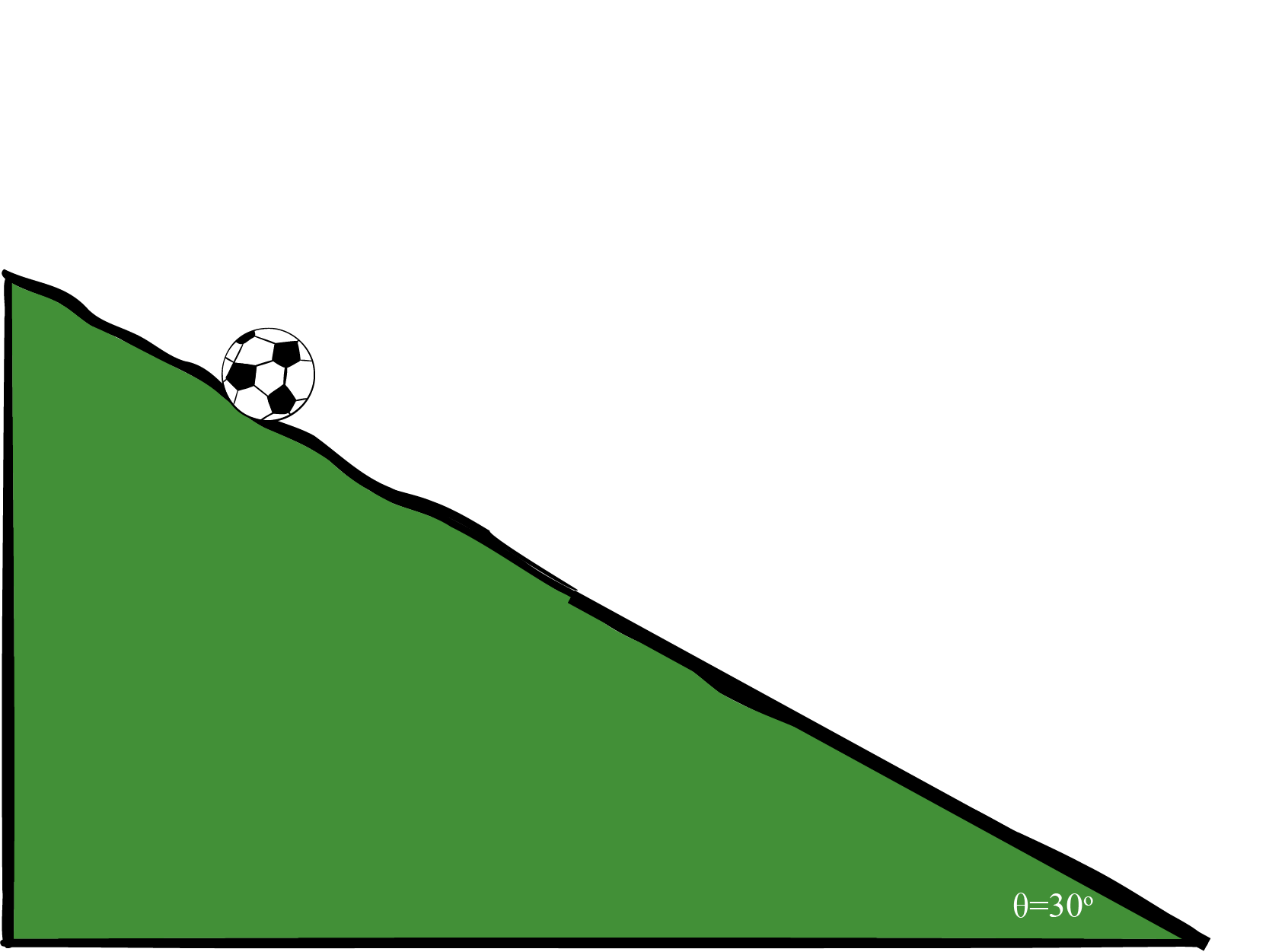 Calculating the Speed of a Ball Rolling Down a Hill